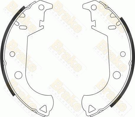 Brake Engineering SH2596 - Jeu de mâchoires de frein cwaw.fr