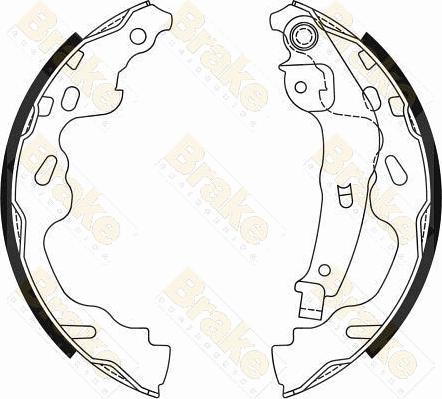 Brake Engineering SH2546 - Jeu de mâchoires de frein cwaw.fr