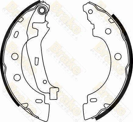 Brake Engineering SH2547 - Jeu de mâchoires de frein cwaw.fr