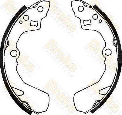 Brake Engineering SH2531 - Jeu de mâchoires de frein cwaw.fr