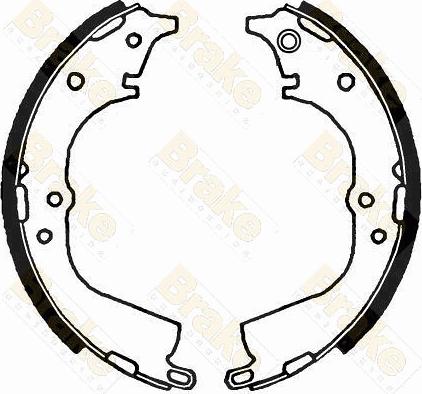 Brake Engineering SH2525 - Jeu de mâchoires de frein cwaw.fr