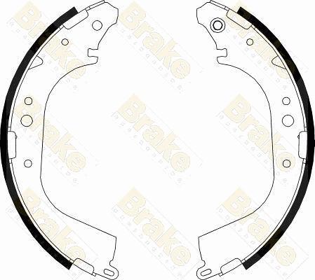 Brake Engineering SH2522 - Jeu de mâchoires de frein cwaw.fr