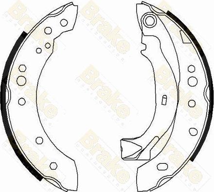 Brake Engineering SH2577 - Jeu de mâchoires de frein cwaw.fr