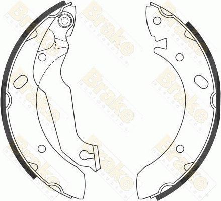 Brake Engineering SH2603 - Jeu de mâchoires de frein cwaw.fr