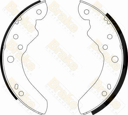 Brake Engineering SH2142 - Jeu de mâchoires de frein cwaw.fr