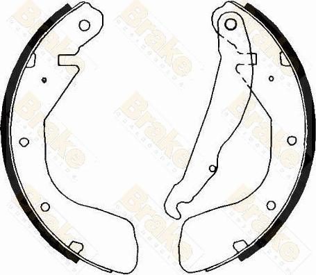 Brake Engineering SH2369 - Jeu de mâchoires de frein cwaw.fr