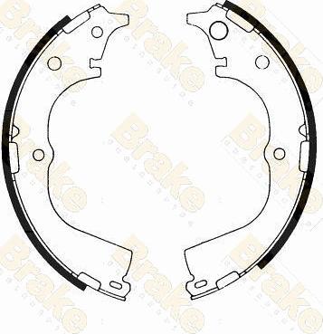 Brake Engineering SH2363 - Jeu de mâchoires de frein cwaw.fr