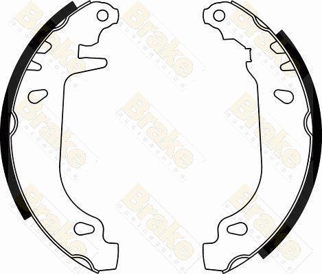 Brake Engineering SH2302 - Jeu de mâchoires de frein cwaw.fr