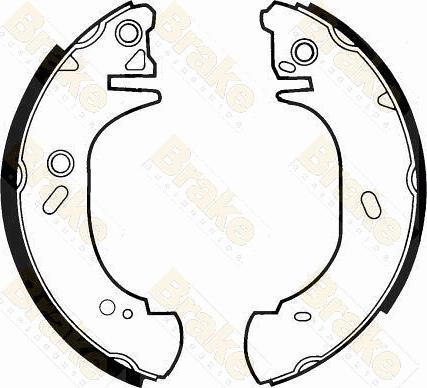 Brake Engineering SH2312 - Jeu de mâchoires de frein cwaw.fr