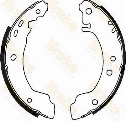 Brake Engineering SH2335 - Jeu de mâchoires de frein cwaw.fr