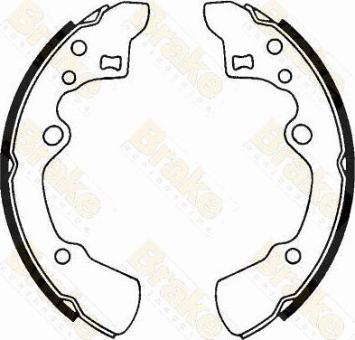 Brake Engineering SH2320 - Jeu de mâchoires de frein cwaw.fr