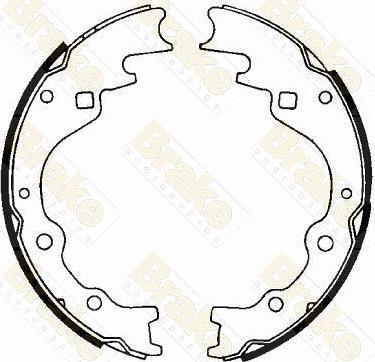 Brake Engineering SH2322 - Jeu de mâchoires de frein cwaw.fr