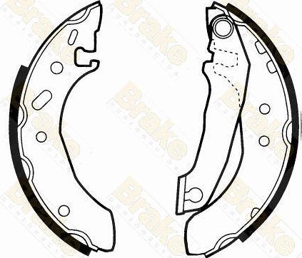 Brake Engineering SH2253 - Jeu de mâchoires de frein cwaw.fr