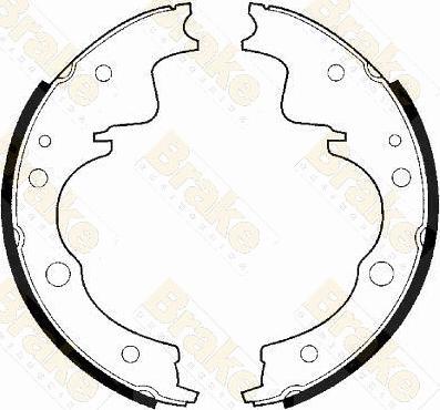 Brake Engineering SH2209 - Jeu de mâchoires de frein cwaw.fr