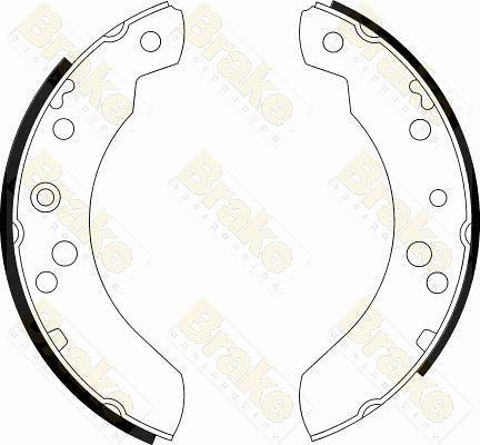 Brake Engineering SH2224 - Jeu de mâchoires de frein cwaw.fr