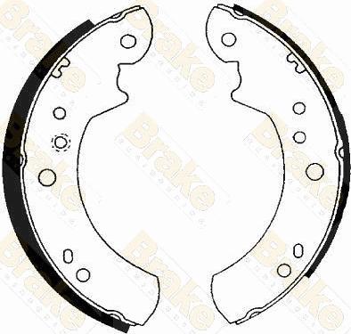 Brake Engineering SH2222 - Jeu de mâchoires de frein cwaw.fr