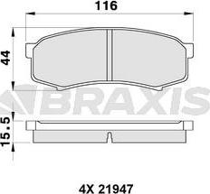 TOMEX brakes 13-83 - Kit de plaquettes de frein, frein à disque cwaw.fr