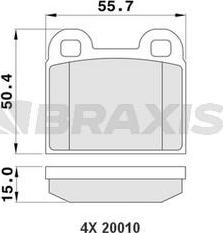 Valeo 671187 - Kit de plaquettes de frein, frein à disque cwaw.fr