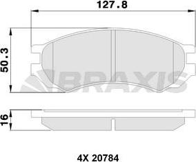 Valeo 671775 - Kit de plaquettes de frein, frein à disque cwaw.fr