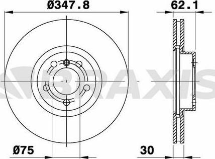 Denckermann B130494 - Disque de frein cwaw.fr