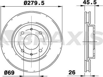 Profit 5010-2005 - Disque de frein cwaw.fr