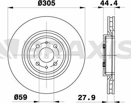 Braxis AE0690 - Disque de frein cwaw.fr