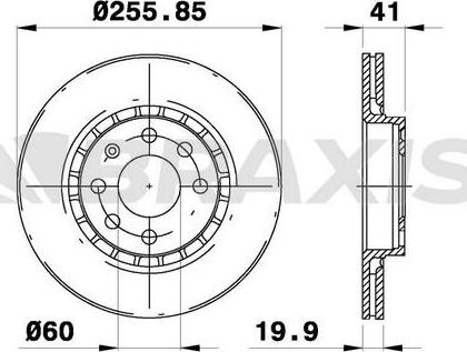 Braxis AE0206 - Disque de frein cwaw.fr