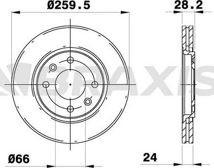 Magneti Marelli 360406040600 - Disque de frein cwaw.fr