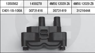 Brecav 215.006E - Bobine d'allumage cwaw.fr