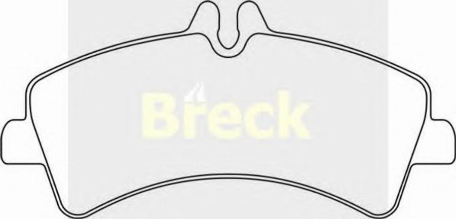 Breck 29217 00 702 00 - Kit de plaquettes de frein, frein à disque cwaw.fr