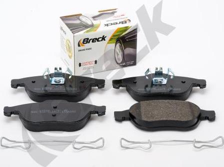 Breck 24536 00 701 00 - Kit de plaquettes de frein, frein à disque cwaw.fr