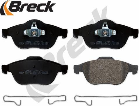 Breck 24536 00 701 00 - Kit de plaquettes de frein, frein à disque cwaw.fr