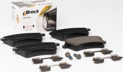 Breck 24693 00 701 00 - Kit de plaquettes de frein, frein à disque cwaw.fr