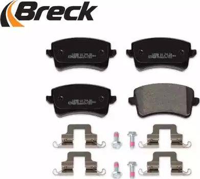 Breck 24606 00 704 10 - Kit de plaquettes de frein, frein à disque cwaw.fr