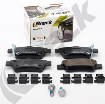 Breck 24635 00 704 00 - Kit de plaquettes de frein, frein à disque cwaw.fr