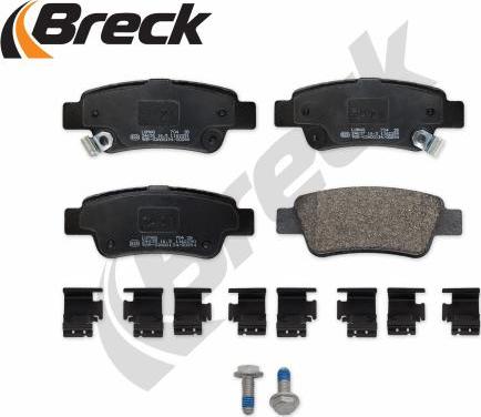 Breck 24635 00 704 00 - Kit de plaquettes de frein, frein à disque cwaw.fr