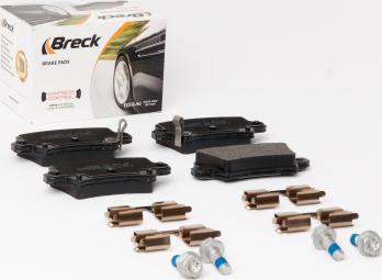 Breck 24014 00 702 10 - Kit de plaquettes de frein, frein à disque cwaw.fr