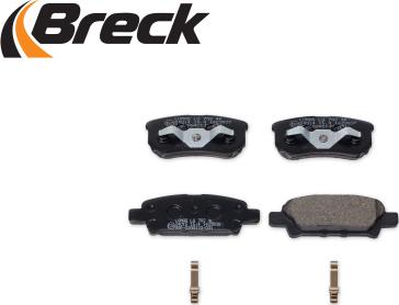 Breck 24014 00 702 10 - Kit de plaquettes de frein, frein à disque cwaw.fr