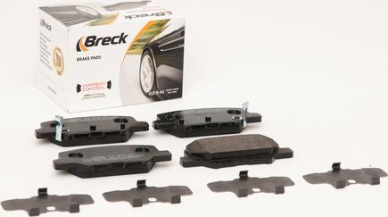 Breck 25688 00 702 00 - Kit de plaquettes de frein, frein à disque cwaw.fr