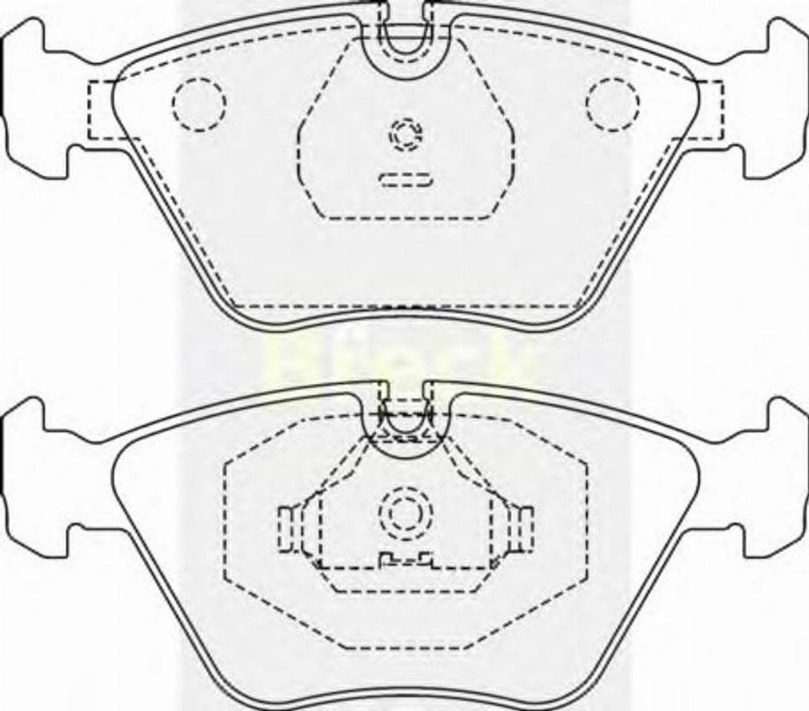 Breck 209680070100 - Kit de plaquettes de frein, frein à disque cwaw.fr