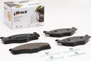 Breck 20887 00 702 00 - Kit de plaquettes de frein, frein à disque cwaw.fr