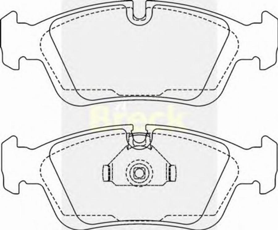 Breck 21912 00 - Kit de plaquettes de frein, frein à disque cwaw.fr