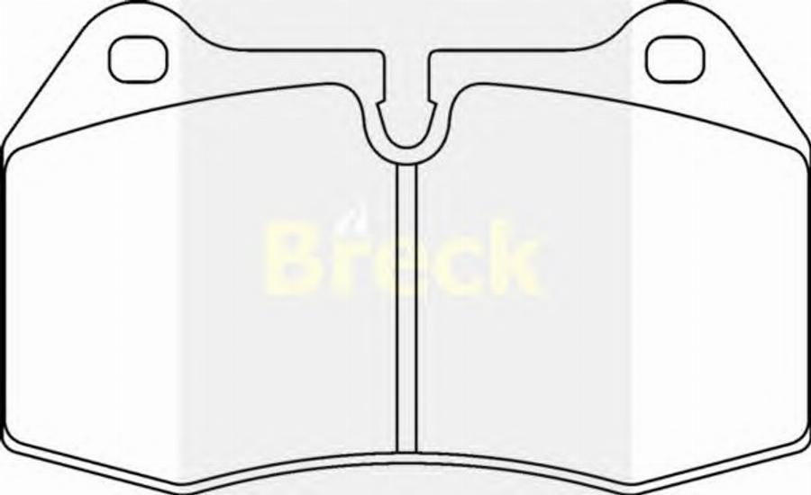 Breck 21471 00 - Kit de plaquettes de frein, frein à disque cwaw.fr