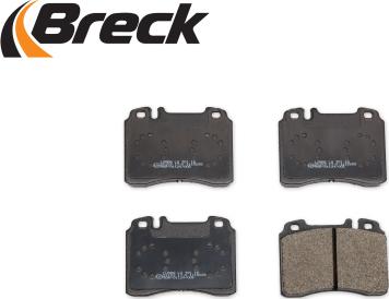 Breck 21153 10 701 20 - Kit de plaquettes de frein, frein à disque cwaw.fr