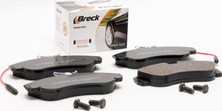 Breck 21799 00 703 10 - Kit de plaquettes de frein, frein à disque cwaw.fr