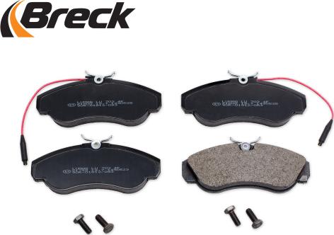 Breck 21799 00 703 10 - Kit de plaquettes de frein, frein à disque cwaw.fr