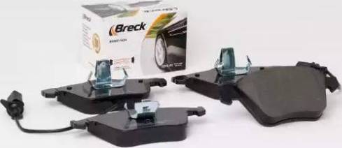 Breck 23950 00 701 10 - Kit de plaquettes de frein, frein à disque cwaw.fr