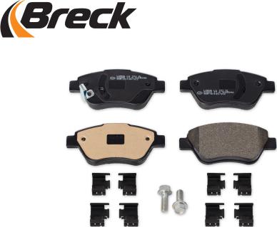 Breck 23982 00 702 10 - Kit de plaquettes de frein, frein à disque cwaw.fr