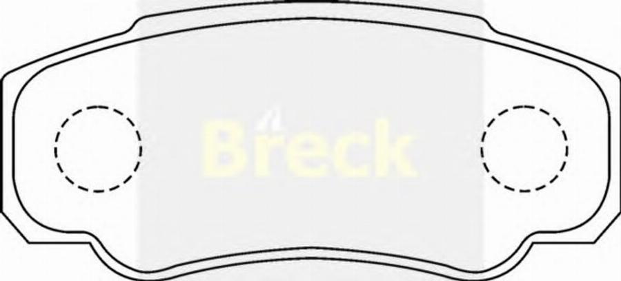 Breck 23921 00 - Kit de plaquettes de frein, frein à disque cwaw.fr