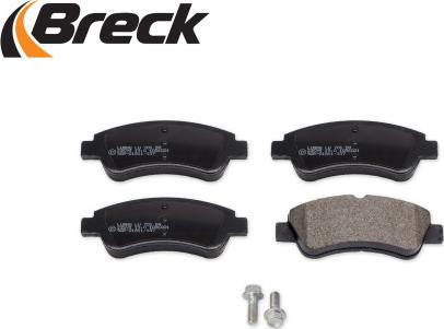 Breck 23599 00 701 00 - Kit de plaquettes de frein, frein à disque cwaw.fr